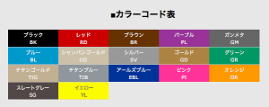 コーケンオリジナルカラーコード