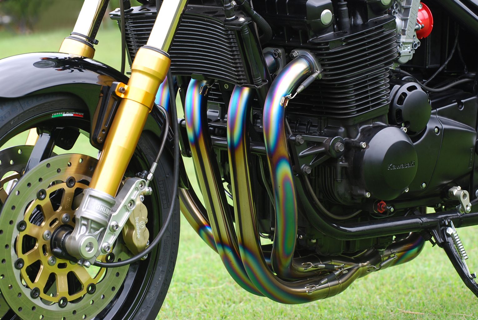Bagus! motor cycle | KAWASAKI ZEPHYR 1100 Full titanium muffler