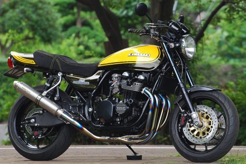 KAWASAKI ZEPHYR750 Bagus! フルチタンエキゾースト“バグ管”