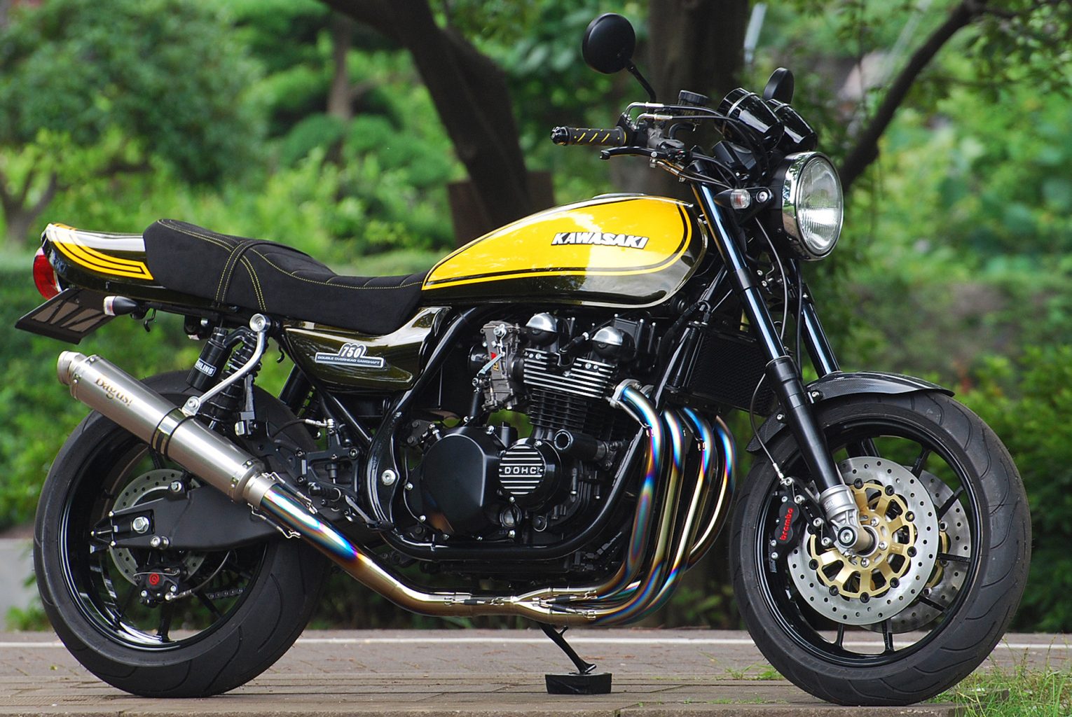 KAWASAKI ZEPHYR 750 Full titanium muffler