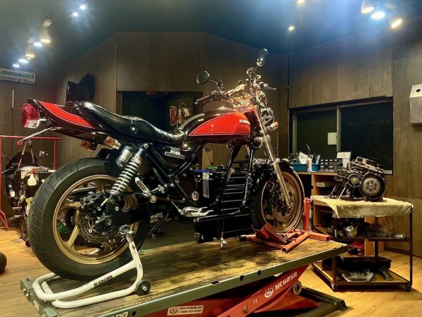 遠出もできるバイクに　2