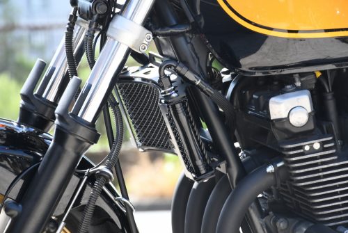 ZEPHYR750/ZEPHYRχ&ZEPHYR1100＆GPZ750F Bagus! オイルクーラーALLブラック コアガード＆ウインターガード