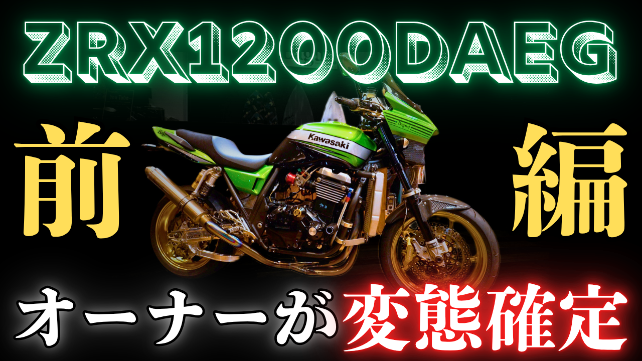【動画】ZRX1200DAEGのオーナーが変態確定